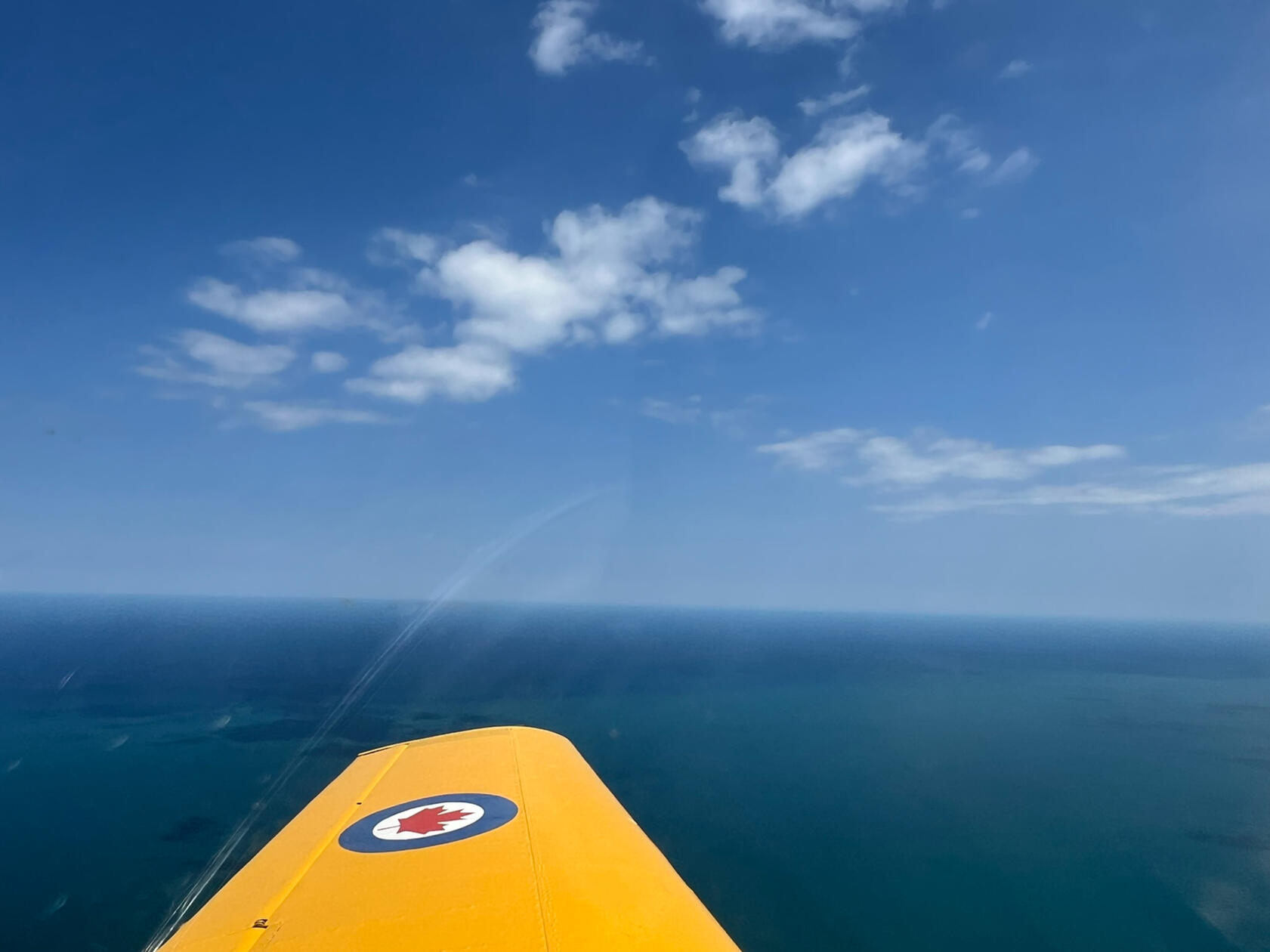 Over Waukegan Harbor, Illinois
