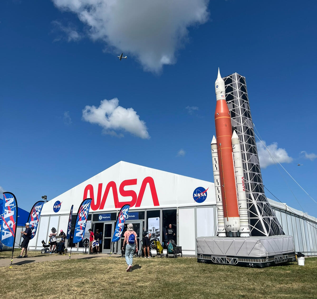 The NASA pavilion